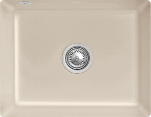 Plautuvė VILLEROY&BOCH Subway 60SU montuojama iš apačios, migdolo spalva (almond), Ceramic Plus danga