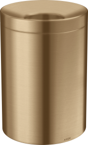 Atvira šiukšliadėžė AXOR Universal Circular, 5 l, šlifuotos bronzos spalva (Brushed Bronze)