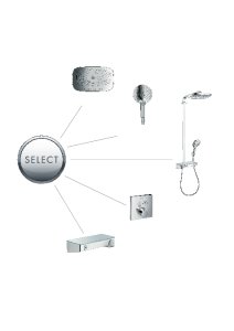 Rankinė dušo galva HANSGROHE Raindance Select S 120, 3 srovių, spalva - chromo (chrome)