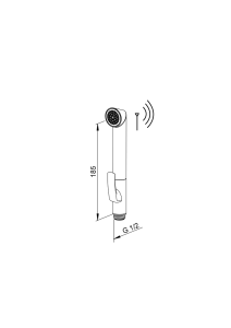 Dušelis bidetta Optima Smart