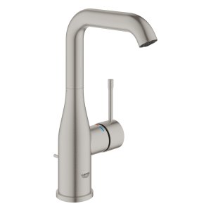 Praustuvo maišytuvas GROHE Essence New L dydis,su dugno vožtuvu, nerūdijantis plienas