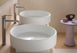Praustuvo maišytuvas Duravit Balcoon, XL dydis, su Fresh Start ir Minus Flow, be dugno vožtuvo, nerūdijančio plieno spalvos
