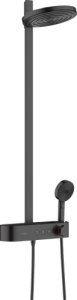 Termostatinė dušo sistema HANSGROHE Pulsify S 260, 2 srovių, EcoSmart, spalva - juoda matinė (matt black)