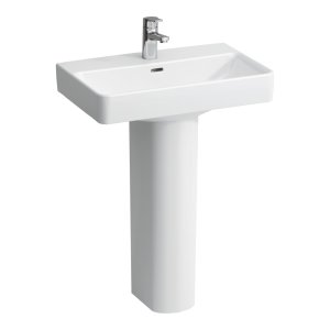 Praustuvas Laufen PRO S Compact 600x380x95 mm, su 1 anga maišytuvui viduryje