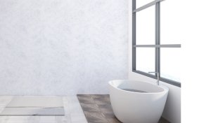 Kompozicinė plokštė VIPANEL Marble White, 1000x2100 mm.
