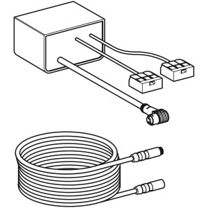 Maitinimo transformatorius  Duofresh kvapų ištraukimo priedo,  maitinimas iš tinklo 230 V/12V/50 Hz, su 1,8 m. maitinimo kabeliu ir  montavimo dežute