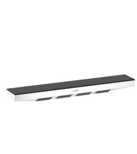 Masažas pečių 802x81mm 1jet su lentyna, balta matinė