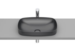 Praustuvas-dubuo Roca Inspira Soft 550x370, pusiau įleidžiamas, spalva- onyx