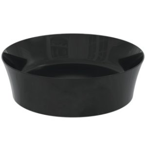 Praustuvas-dubuo Ideal Standard Ipalyss Round, matmenys 400x400x120mm, su keraminiu dugno vožtuvu, spalva - juoda blizgi