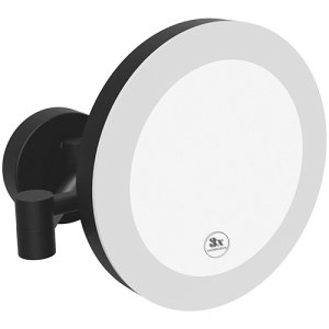 Pakabinamas kosmetinis veidrodis ø 200 mm su LED apšvietimu