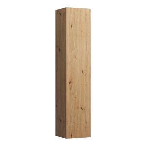 Aukšta spintelė Laufen Lani, matmenys: 355x335x1650 mm, 1 durelės, lankstai kairėje, spalva - laukinis ąžuolas