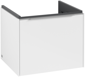 Spintelė apatinė Subway 3.0 523x429x477,5 pure white, chromuotos rankenėlės