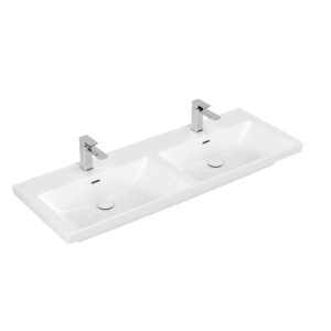 Praustuvas VILLEROY&BOCH Subway 3.0 1300x475 dvigubas, Ceramic Plus danga 
