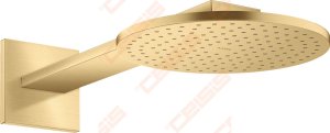Dušo galva su laikikliu iš sienos AXOR ShowerSolutions 250 1 jet, šlifuoto aukso spalvos