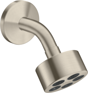 Dušo galva su alkūne iš sienos AXOR One 75 1jet EcoSmart, šlifuoto nikelio spalvos (Brushed Nickel)