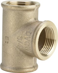  Trišakis 1.1/4"x1/2"x1.1/4" bronza (Viega)