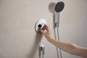 Dekoratyvinė dalis potinkiniam termostatiniam maišytuvui HANSGROHE Ecostat Comfort S, 1 funkcijos, spalva - chromo