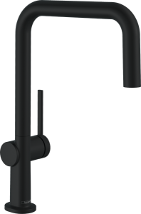 Maišytuvas plautuvei Hansgrohe Talis M54, U220, 1jet, EcoSmart,  juodas matinis