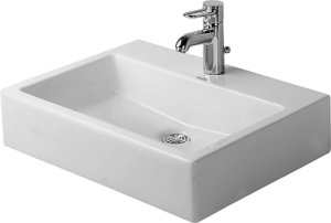 Praustuvas DURAVIT Vero 60x47 su 1 skyle maišytuvui
