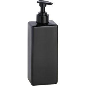 Buteliukas su pompa 500ml muilo dozatorių laikikliui, juodas