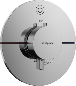 Dekoratyvinė dalis potinkiniam termostatiniam dušo maišytuvui HANSGROHE ShowerSelect Comfort S, 1 funkcijos, spalva - chromo