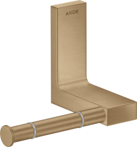 Tualetinio popieriaus laikiklis AXOR Universal Rectangular, šlifuotos bronzos spalva (Brushed Bronze)