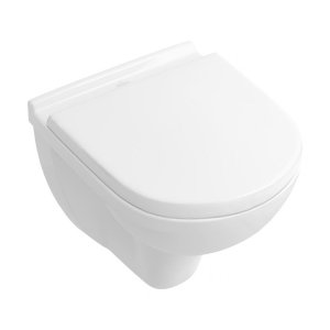 Pakabinamas unitazas VILLEROY&BOCH O.Novo Compact + dangtis, „Ceramicplus” danga