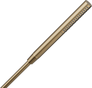 Rankinė dušo galvutė HANSGROHE Pulsify S 100, 1 srovės, EcoSmart, spalva - šlifuotos bronzos (brushed bronze)