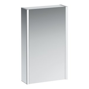 Veidrodinė spintelė Laufen FRAME 25, 450x150x750 mm, 2 LED šviestuvai, 2 el.lizdai, kairinės durelės, spalva - balta blizgi