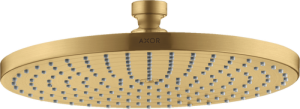 Dušo galva AXOR Starck 240 1 jet, šlifuoto aukso spalvos (Brushed Gold Optic)