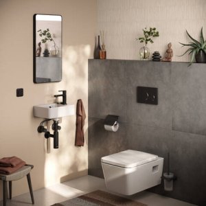 WC šepetys Hansgrohe AddStoris, matinis juodas