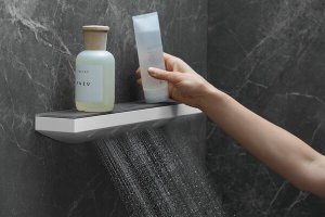 Dušas pečiams HANSGROHE Rainfinity 500, 1 srovės su lentyna, spalva - chromo (chrome)