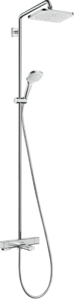 Termostatinė vonios/dušo sistema HANSGROHE Croma E 280, 1 srovės, spalva - chromo (chrome)
