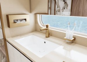 Dantų šepetėlių laikiklis Hansgrohe AddStoris, šlifuotos bronzos spalva (Brushed Bronze)