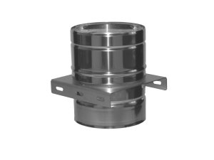 Dvisienė (izoliuota) nerūdijančio plieno atvira atraminė plokštė JEREMIAS DW07 Dn600