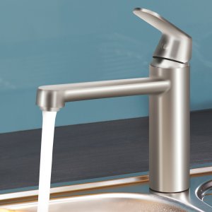 Plautuvės maišytuvas GROHE Eurosmart Cosmopolitan, nerūdijančio plieno spalvos 