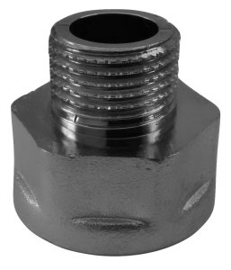 Žalvarinė chromuota redukuota jungtis PATTARONI Dn3/4" x 1/2"