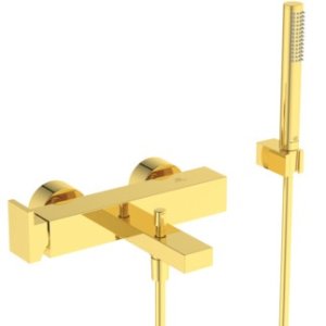 Maišytuvas voniai/dušui Ideal Standard Extra, su dušo komplektu, spalva Brushed Gold