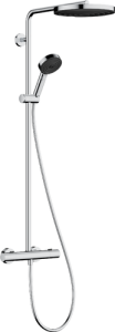 Termostatinė dušo sistema HANSGROHE Pulsify S Puro 260, 1 srovės, EcoSmart, spalva - chromo (chrome)
