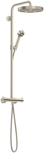 Termostatinė dušo sistema AXOR One su 280 1jet, šlifuoto nikelio spalvos (Brushed Nickel)