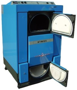 Plieninis dujų generacinis kieto kuro katilas Atmos DC 100; 99kW
