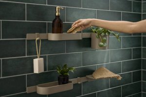 Kabliukas Hansgrohe WallStoris Planet Edition (2vnt.), smėlio spalvos