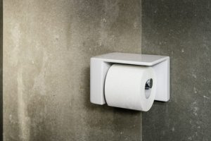 Tualetinio popieriaus laikiklis Laufen VAL, keraminis, dešininis, spalva - balta