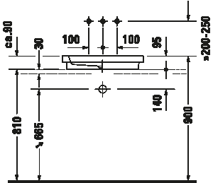 Praustuvas Duravit dubuo 2nd floor 580x415 be sk