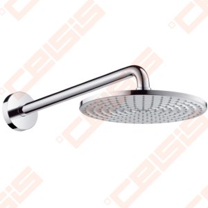 Potinkinė dušo galva iš sienos HANSGROHE Raindance S 240 Air 1su alkūne 390 mm