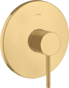 Dekoratyvinė dalis AXOR Starck potinkiniam maišytuvui, 1 funkcijos, šlifuoto aukso spalvos (Brushed Gold Optic)