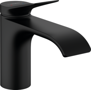 Praustuvo maišytuvas HANSGROHE Vivenis 80 be dugno vožtuvo, spalva - juoda matinė (matt black)