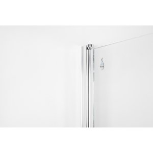 Vonios sienelė Brasta Glass MAJA 895-908x1500 matinis stiklas