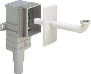 Potinkinis praustuvo sifonas Viega, 1 1/4" x 50/40, baltas