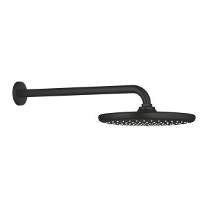 Galva dušo iš sienos Tempesta 250 su alkūne 380mm 1 sr matte black